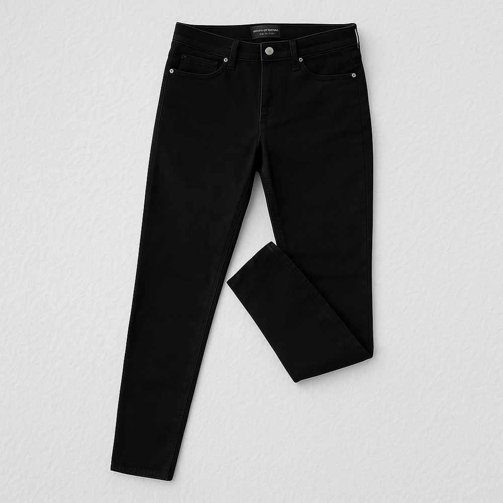 Banana Republic Mid-Rise Raw Hem Skinny Jeans (28R)